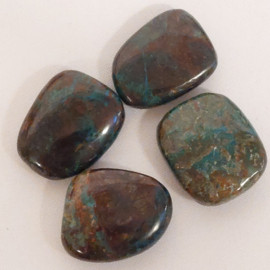 Chrysocolla platte steen