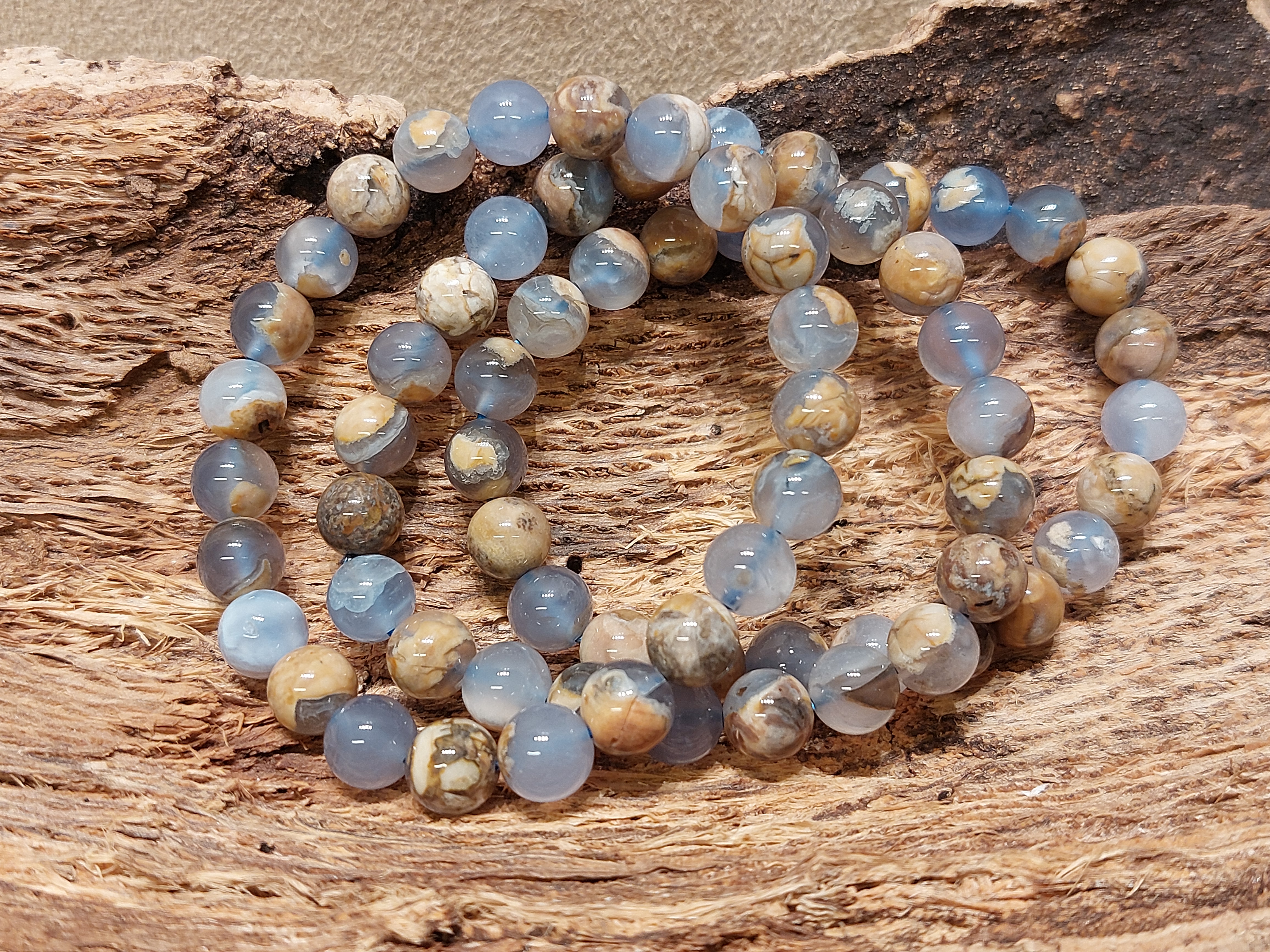 Avaloniet met matrix armband 8mm