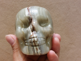 Onyx marmer human skull