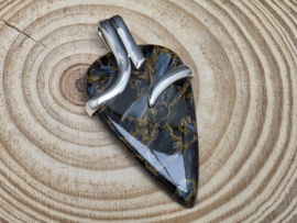 Pietersiet hanger in zilver