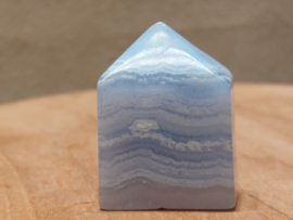 Chalcedoon of blue lace agaat punt