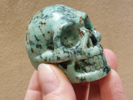 Turkoois human skull