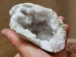 Bergkristal geode set