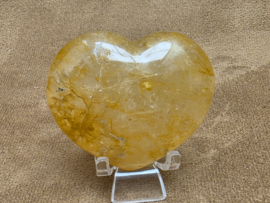 Golden healer of limoniet kwarts hart