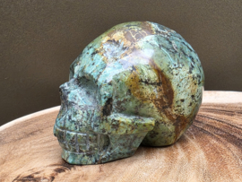 Turkoois human skull