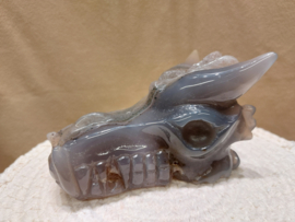 Agaat geode draak