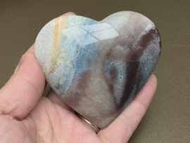 Blauwe paraiba kwarts hart