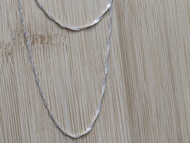 Zilveren ketting 50 cm