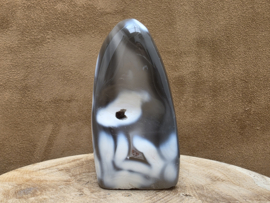 Pinguïn agaat sculptuur