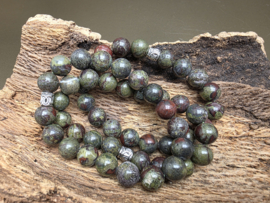 Drakenbloed jaspis armband 10 mm