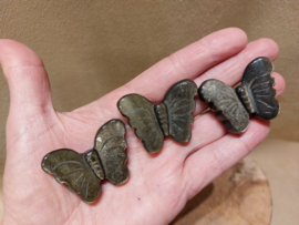 Goud obsidiaan vlinder