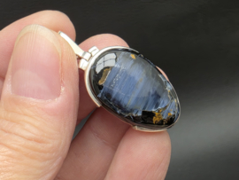 Pietersiet hanger in zilver