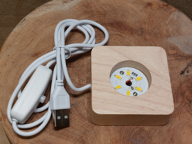 Lamp voor onder een edelsteen of mineraal
