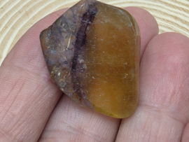 Blue John fluoriet knuffelsteen