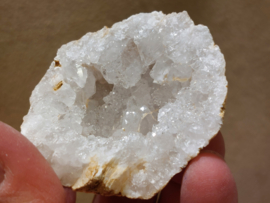 Bergkristal geode set