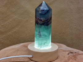 Lamp voor onder een edelsteen of mineraal