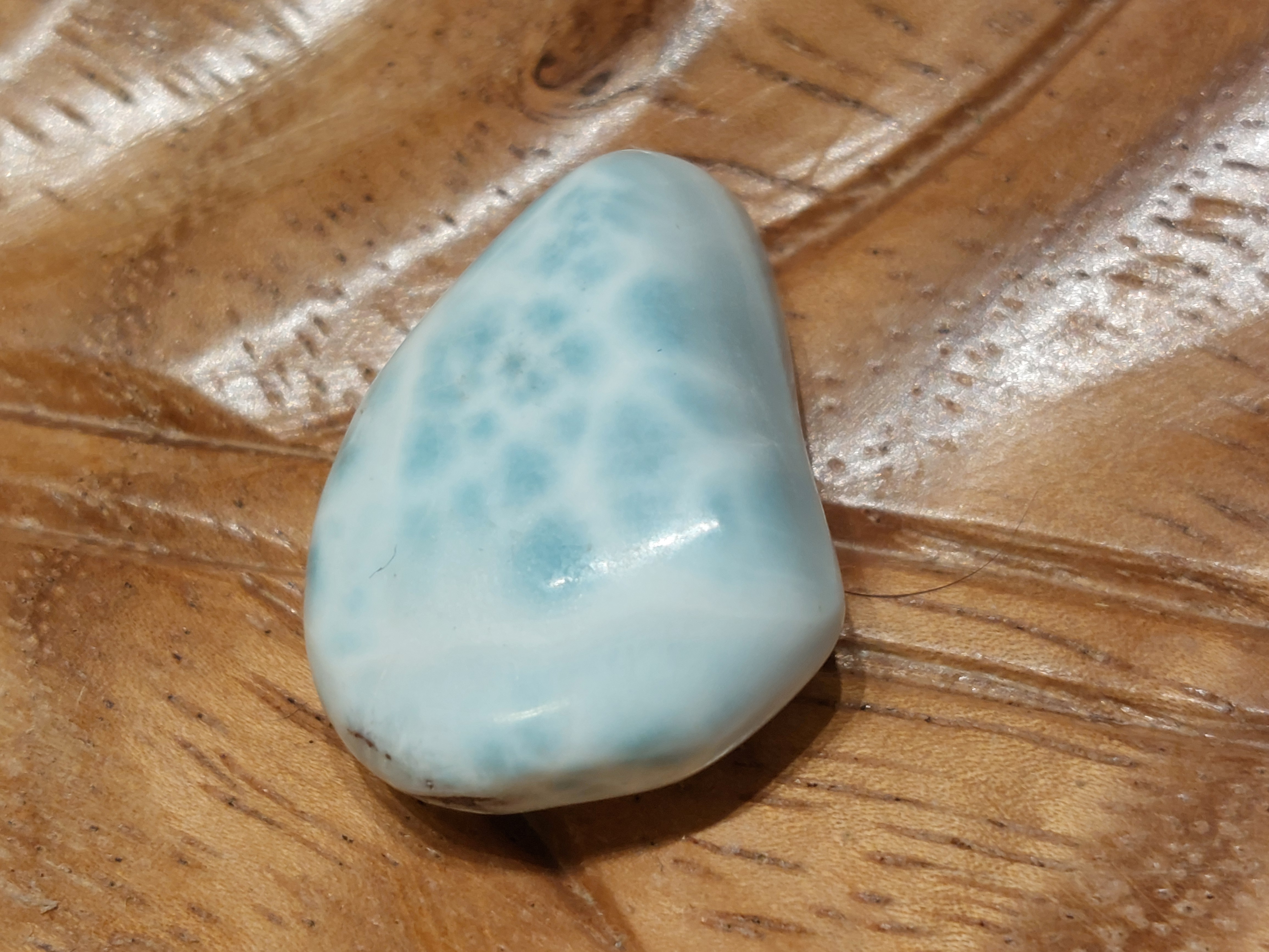 Larimar knuffelsteen