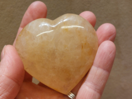 Golden healer of limoniet kwarts hart