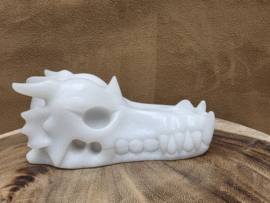 Witte jade/witte steen draak