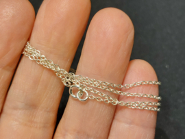 Zilveren ketting 50 cm
