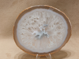 Agaat schijf natuurlijke kleur