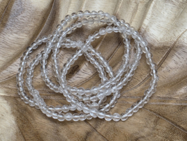 Bergkristal armband 4 mm