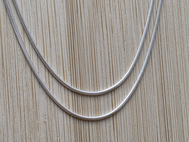 Zilveren ketting 45 cm