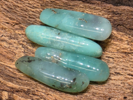 Chrysopraas knuffelsteen/staaf
