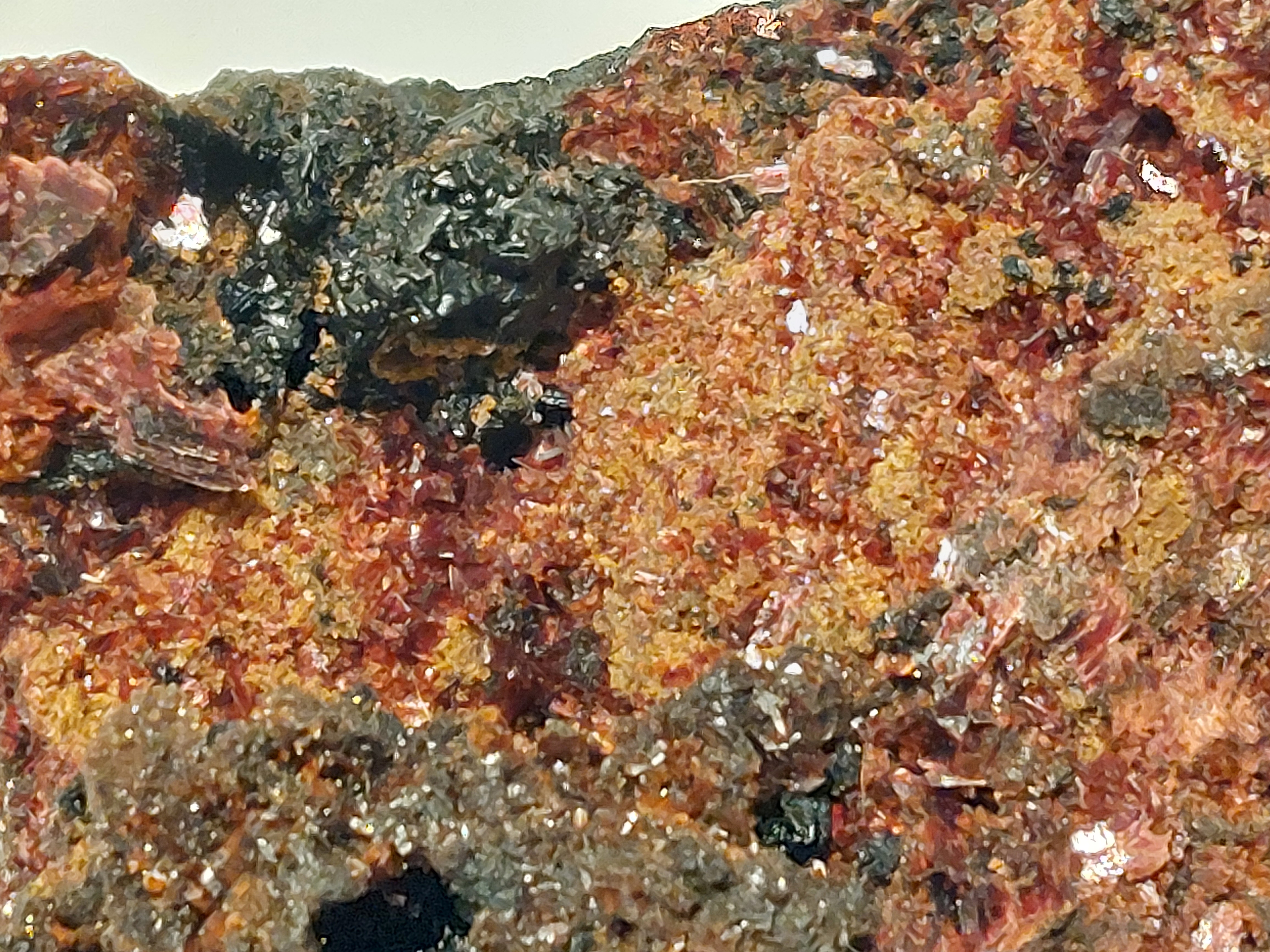 Erytriet cluster gekristalliseerde groeivorm