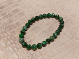Chroomdiopsiet kogelarmband 7 mm