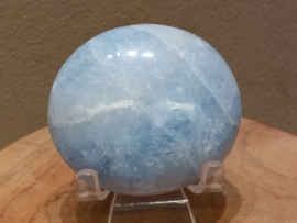Blauwe calciet handsteen
