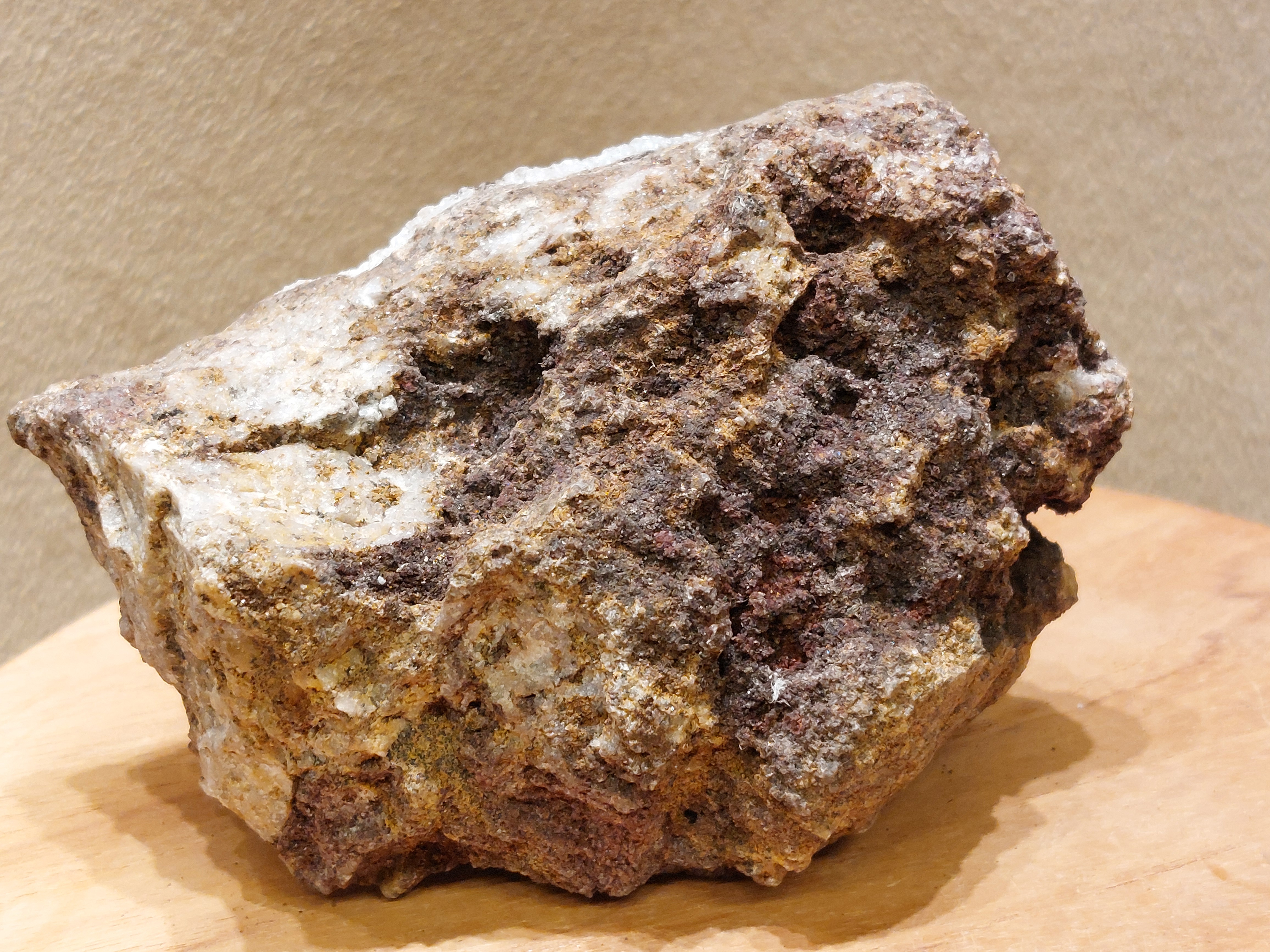 Kwarts met malachiet uit Congo