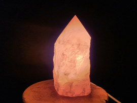 Rozenkwarts lamp