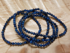 Lapis lazuli kogelarmband 4mm