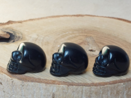 Zwarte obsidiaan skullie