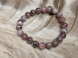 Rhodochrosiet armband 8 mm