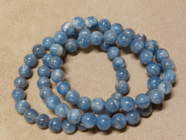 Kyaniet kogelarmband 8 mm