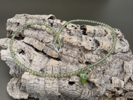 Peridoot ketting met hanger