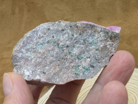 Kobalt calciet cluster uit Congo
