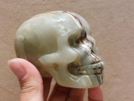 Onyx marmer human skull