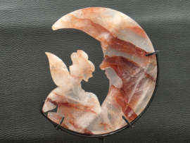 Agnitiet of hematoid kwarts elfje op maan