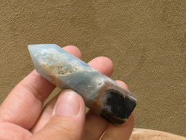 Blue carribean calciet punt