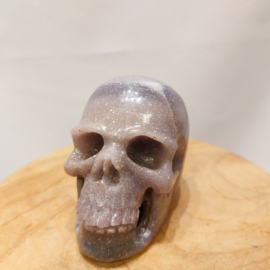 Druif agaat of grape agaat human skull