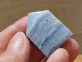 Chalcedoon of blue lace agaat punt