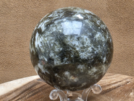 Groene mica bol 7.5cm