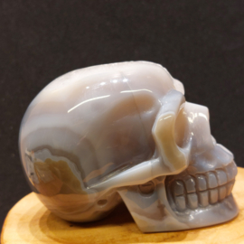 Agaat geode human skull
