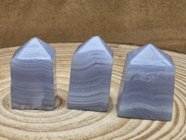 Chalcedoon of blue lace agaat punt