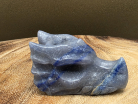 Blauwe kwarts draak