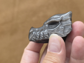 Zilver obsidiaan draak