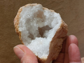 Bergkristal geode set